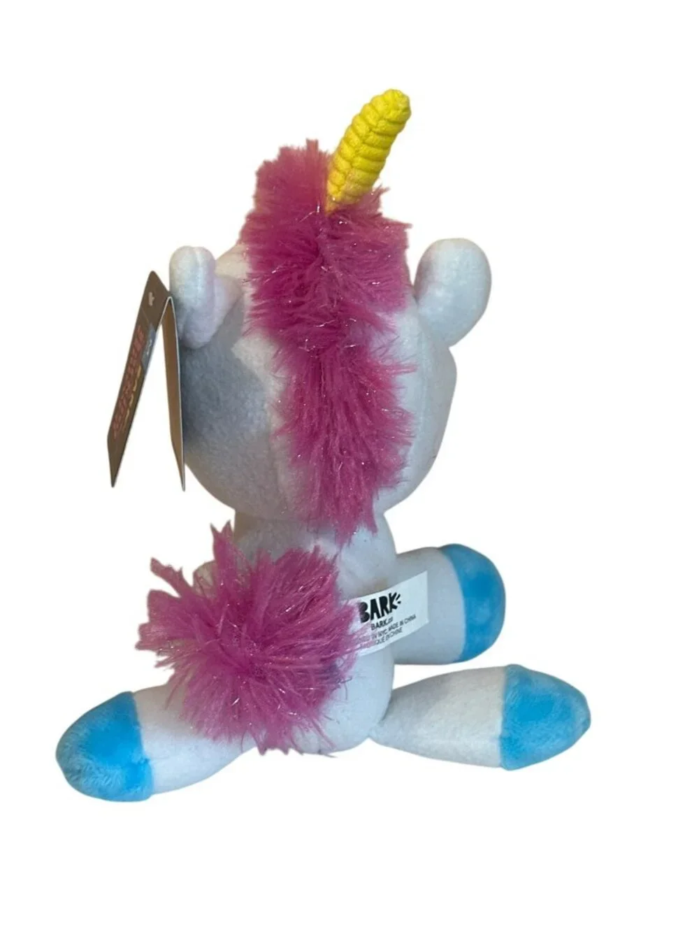 Bark Box Dog Toy Bob the Barking Unicorn Medium Chew Toy New with Tags
